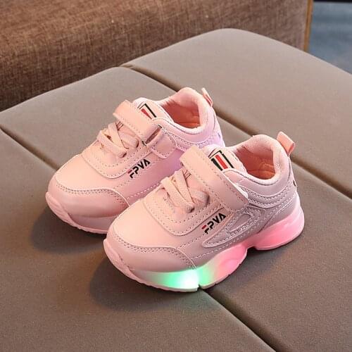 2021 Children Casual Baby Shoes Glowing Sneakers Kid Led Light Up Toddler Baby Unisex Shoes Sneakers with Luminous sole XZ20038