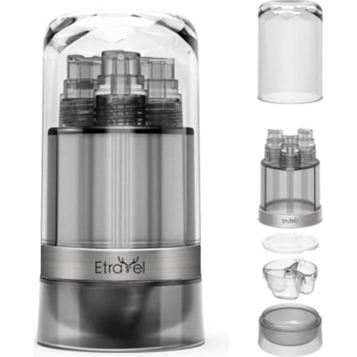 Travel Portable Separated Bottle High Quality Six In One Transparent Spray Container Portable Multi-Function Storage Set