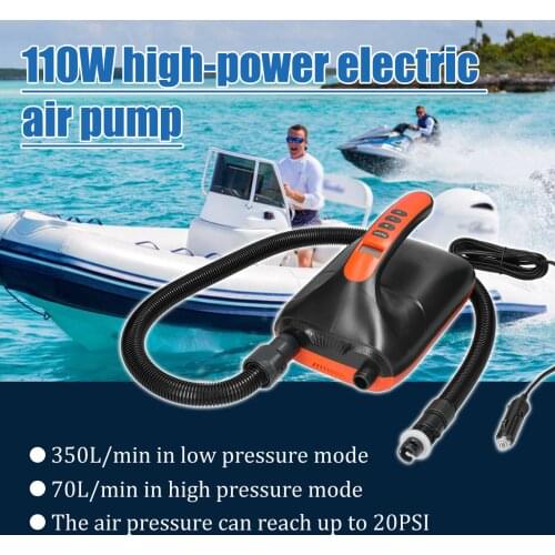 Electric Air Pump 16PSI/20PSI High Pressure Air Pump Digital Air Pump Smart Dual Stage Auto-Off Inflation & Deflation Function