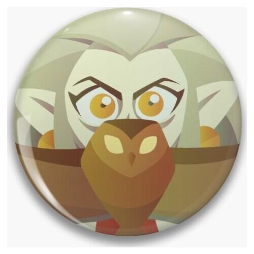 Eda The Owl House Soft Button Pin Cartoon Collar Badge Brooch Fashion Hat Lapel Pin Jewelry Lover Cute Clothes Creative Gift