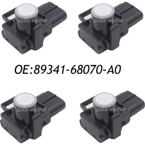 New 4PCS White Color 89341-68070-A0 89341-68070 Ultrasonic Parking Sensor For Toyota 188300-2260