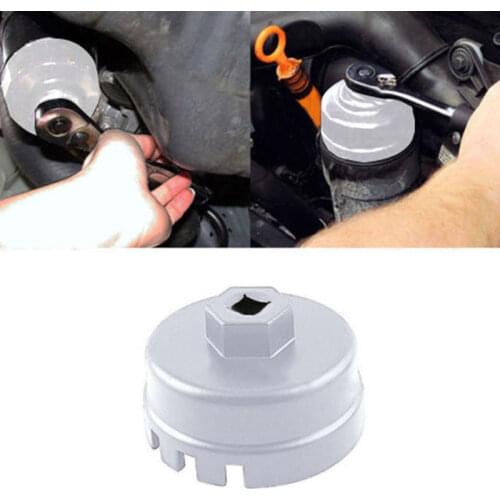 Premium Aluminum Alloy Cap Oil Filter Wrench Car Hand Tool Housing Tool Remover For Toyota Corolla Tundra 4Runner Sequoia