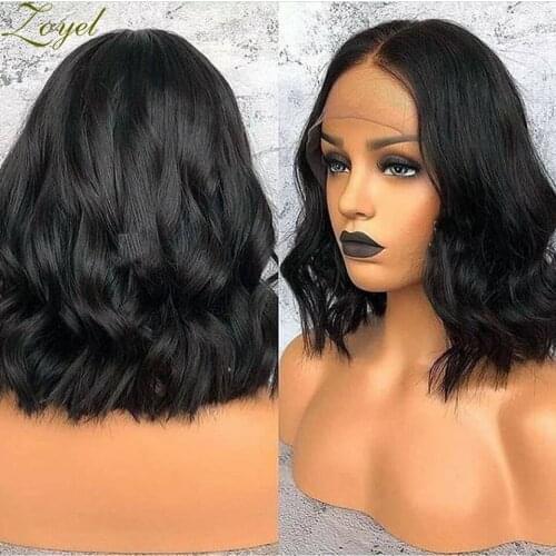 Zoyel Synthetic Short Wigs Bob Wig Short Wavy Wigs for Women Heat Resistant Daily Wig Baby Hair Cosplay Hairs