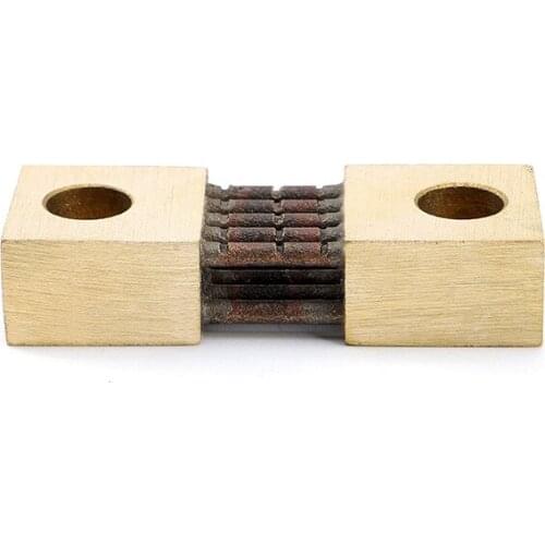 1pcs FL-19B Shunt 600A 75mV Welding Machine Brass Resistor DC Shunts For Current Analogue Panel Meter