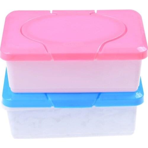 1PCS Dry Wet Tissue Paper Case Baby Wipes Napkin Storage Box Plastic Holder Container