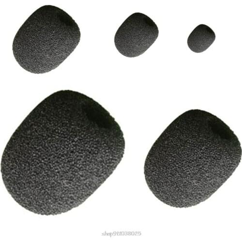 10pcs Headset Replacement Cover Gooseneck Sponge Foam Microphone Windscreen Protector Mar08 21 Dropship