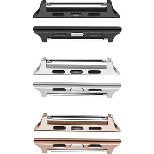 Watch Adapter For Apple Watch 6 SE Band 44mm 40mm 22mm Metal Connector For iWatch 5 4 Bands Applewatch 42mm 38mm Strap