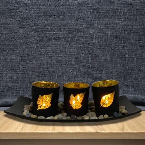 AIDOWART Decorative Glass Candlesticks