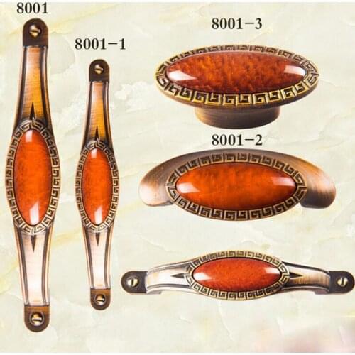 Antique Cabinet Drawer Handle Bronze Door Handle Chest Dresser Vintage Pull Knob 4 pcs/lot