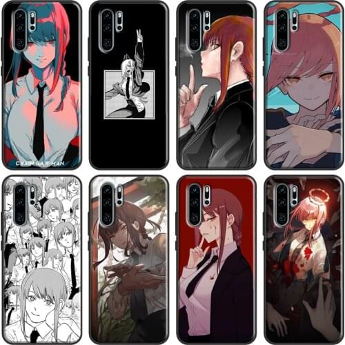Makima Chainsaw Man Anime Case For Huawei P30 P40 P20 Lite Pro Nova 5T P Smart 2019 Honor 10 Lite 20 9X 8X 8A 10i