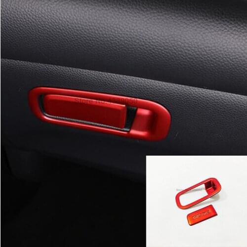 For Honda Accord 10th 2018 2019 ABS Plastic Car copilot glove Box handle bowl Cover Trim indoor car styling Accessories