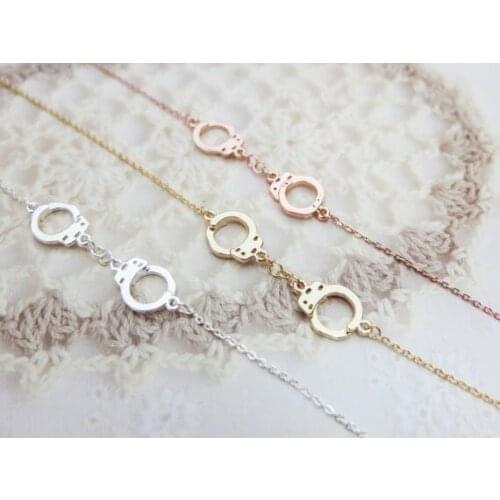 Hot-selling Handcuffs Pendant Cute Cartoon Toy Model Necklace