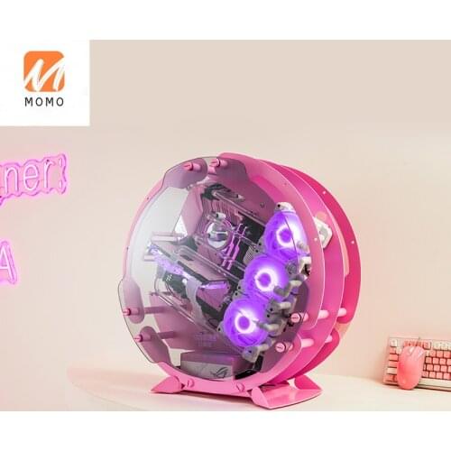 Water-Cooled Computer High-Equipped I7-10700K/RTX 3080 Pink E-Sports Host