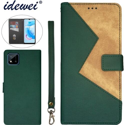 Applicable to Realme C20 mobile phone case fold bracket function protection leather case phone case funda capa co