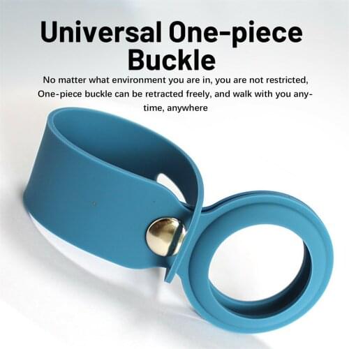 Apple Locator Tracker Anti-lost Device Keychain Protect Sleeve For Apple Airtag Cover For Airtags Location-tracker Sleeve Shell