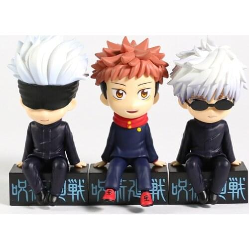 Jujutsu Kaisen Itadori Yuji Gojo Satoru Cute Kawaii Anime Toys Figures Home Car Decor Doll