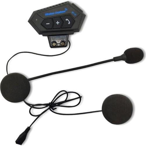 Helmet Headphone Bluetooth Motorcycle Headset Intercom Motor Bike Earphone Noise Reduction Microphone MIC