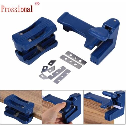Top Edge banding machine trimming device Block device Wood Double edge Head and tail trimmer for carpenter PVC Binding strip