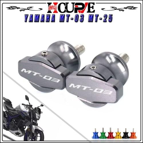 Motorcycle CNC Frame Stands M6 Screws sliders Swingarm Spools Slider 6MM For YAMAHA MT-03 MT-25 MT03 MT25 MT 03 MT 25