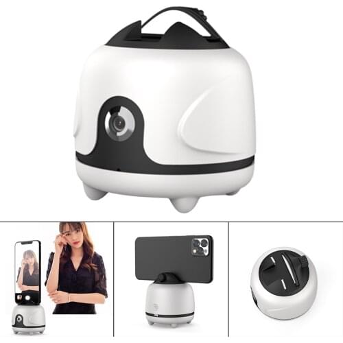 Selfie Stick Auto Tracking Handsfree 2800mAh Smartphone Stabilizer for Vlog Shooting Videos Photos 360 Rotation