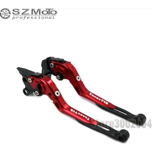 For Aprilia TUONOV4R TUONO V4R 2011-2014 2013 2012 Motorcycle Accessories Folding Extendable Adjustable Brakes Clutch Levers CNC