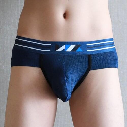 Viscose Fiber Men Underwear Low Waist Mens Briefs Sexy Elephant Nose Youth Fashion Mens Underpants