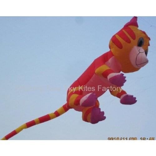 Volan ripstop nylon fabric soft tiger kites for adults cometa cometas para adultos windsock toy planes pipas voadoras ar livre