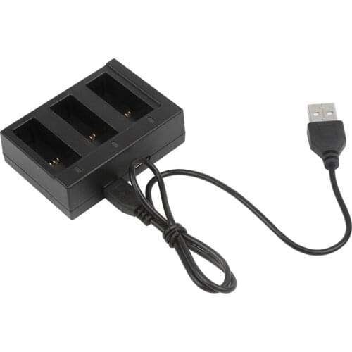 Dual/Three Port Slot AHDBT-501 Battery Charger For GoPro Hero 5 6 7 HERO5 Black Cam With USB Cable Go pro 7 6 5 Accessory