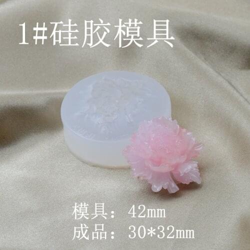 Hair clip brooch flower epoxy resin DIY handmade silicone mold, jewelry accessories