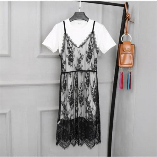 Spring Summer Women Sexy Mesh Lace Spaghetti Strap Dress 2018 Casual Beach Club Boho Sleeveless Bodycon Transparent Dress 403