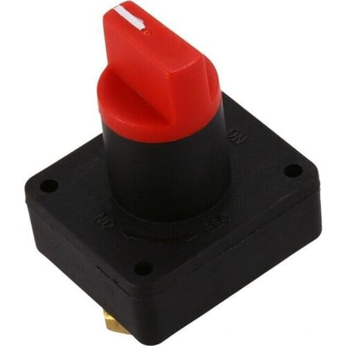 1pcs 100A Battery Isolator Isolation Switch Disconnect Power Cut Off Kill Switches For RV Boat Car Truck Auto Yacht Accessories
