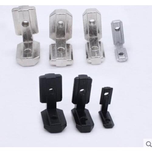 50pcs 20pc 10pcs T Slot Aluminum Angle Bracket Interior Joint Bracket fro Aluminum Extrusion Profile 2020/3030/4040/4545 Series