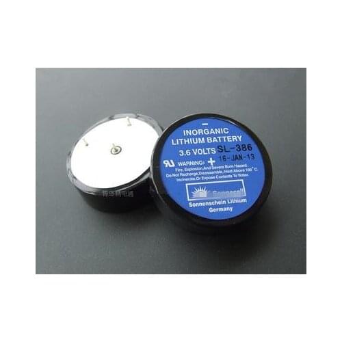 2PCS SL-386 SL386 386 3.6V 1/6D 1700mAh Buckle type lithium battery