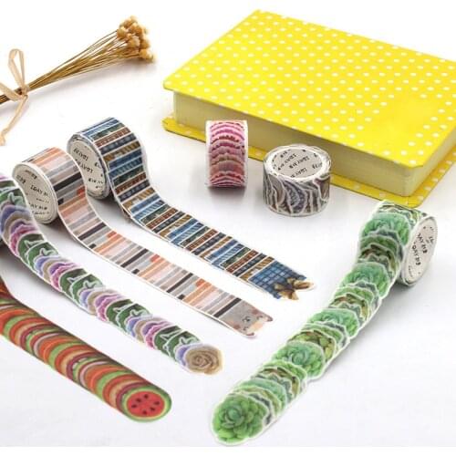 200 Petals/ roll creative flower petal washi tape, masking tape stickers s, DIY dairy, journal, scrapbooking bottle journal