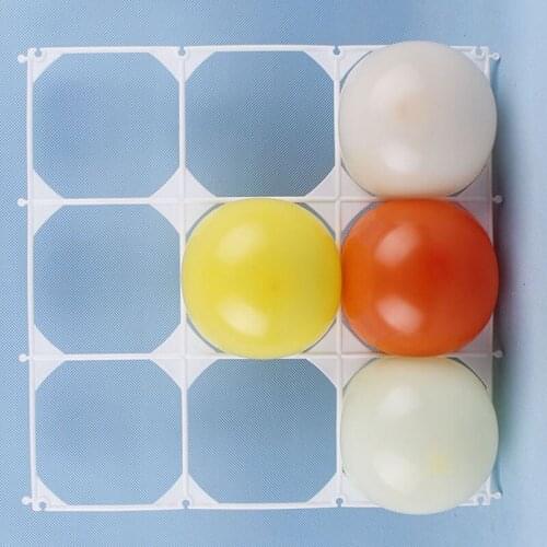 30pcs Plastic Party Balloons Grids Balloons Wall Modeling 9 Hole Wedding Home Party Decorations