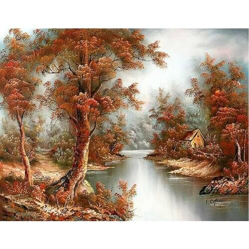 Fantasy,Full Square 5D DIY Diamond Painting Forest wall Picture Diamond Embroidery,Cross Stitch,Mosaic,sticker,home decoration