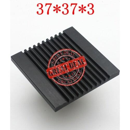 Free Ship 100pcs high quality aluminum heatsink 37*37*3MM Aluminum radiator