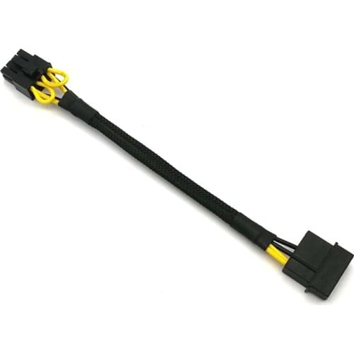 Angitu IDE Molex 4Pin to CPU ATX 8Pin Power Adapter Cable