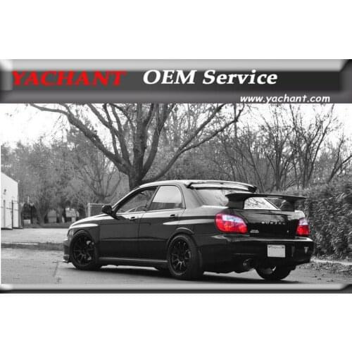 Car-Styling FRP Fiber Glass Wheel Flare Arch 2Pcs Fit For 02-07 Subaru Impreza WRX 7-9th STI Style Rear Wide Wheel Flare Arch