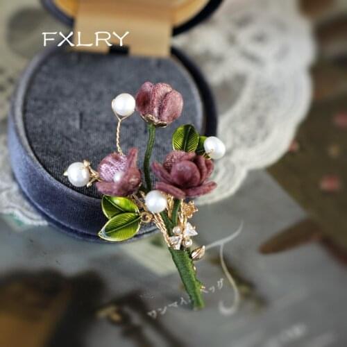 FXLRY Fabric Brooches For Clothes