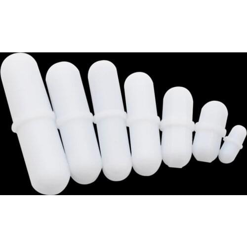 INTLLAB Magnetic Stirrer Bar Mixed Size PTFE Magnetic Stirrer Mixer Stir Bars 100pc