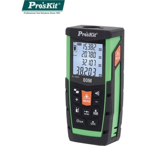 ProsKit Laser Rangefinder NT-8580 Industrial Infrared Electronic Meter Ruler 40m/60m/80m Laser Distance Measuring Instrument