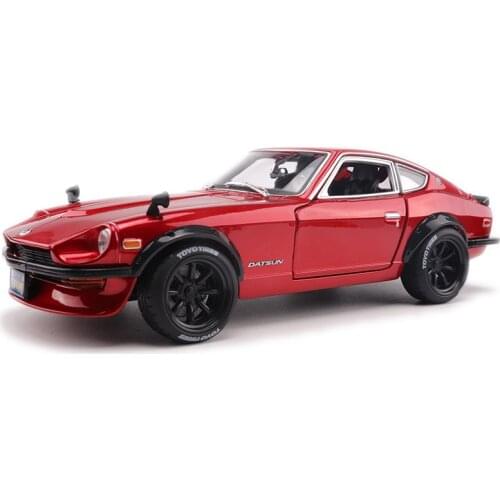 Hot sale 1:18 alloy 1971 240Z sports car model,classic simulation vintage car ornaments,childrens gift toys,free shipping