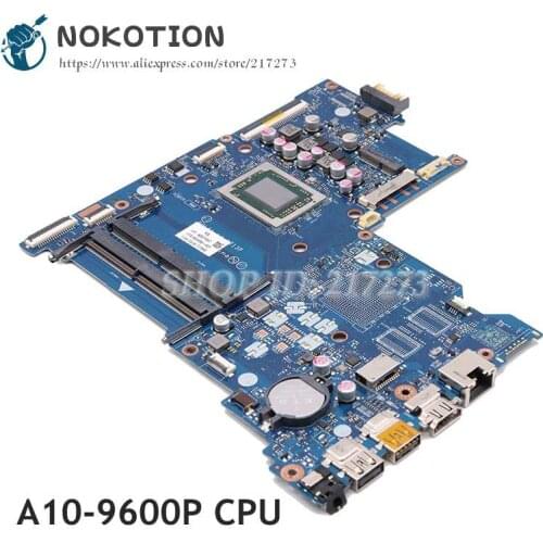 NOKOTION For HP 15-B 15-BA Laptop Motherboard A10-9600P CPU DDR3 BDL50 LA-D713P 854958-001 854958-601