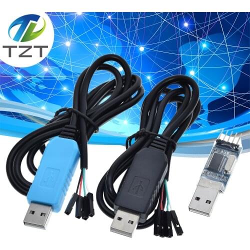 PL2303 PL2303HX/PL2303TA USB To RS232 TTL Converter Adapter Module with Dust-proof Cover PL2303HX for arduino download cable