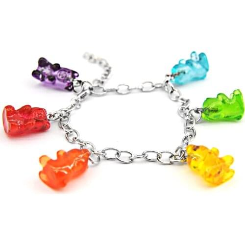 New Arrive Cute Bear Bff Bracelets Fashion Best Friend Friendship Bracelet for Girls Set of 2 BFF bracelets