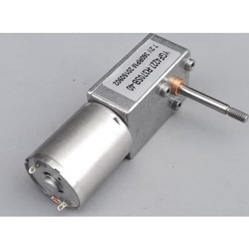 370 Geared Motor DC Gear Motor 7 Font Gearmotors DC 3V 5V 6V 7.2V Low Speed Motor 360RPM (6.8)