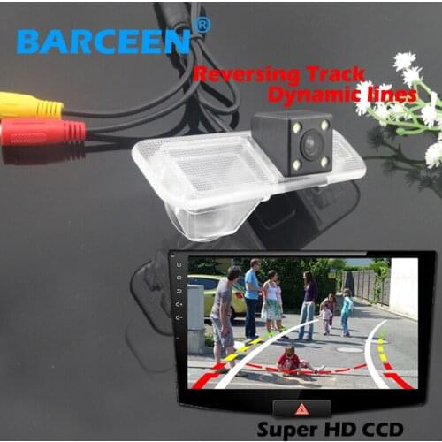 The higest night vision assist safety car rearview camera led lights wire ccd image suitable for kia k2 dedan wire glass lens