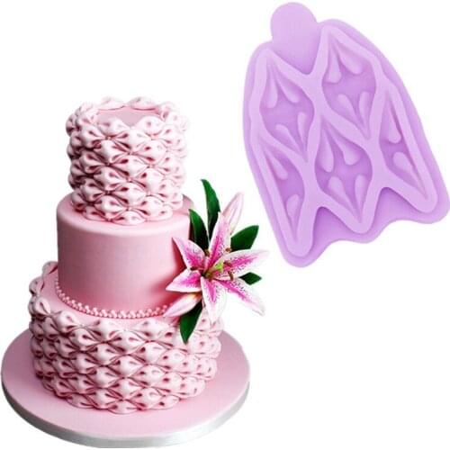 Modern Simple Fabric Silicone Cake Mold Irregular Shape DIY Fondant Cake Chocolate Decorating Baking Tools
