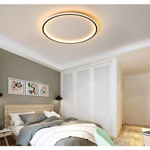 Modern led ceiling lamp for bedroom minimalist ultra thin circular ceiling lamp for kitchen, study and dining room lighting